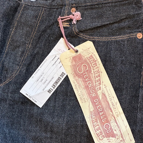 NEW! Stevenson Overall Co. Japanese Selvedge Denim Jeans - Picture 2 of 11